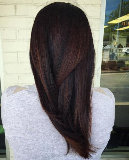 7. Smooth Dark Chocolate Hair Color