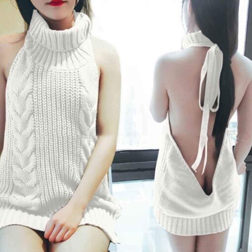 M2T Backless Sweater