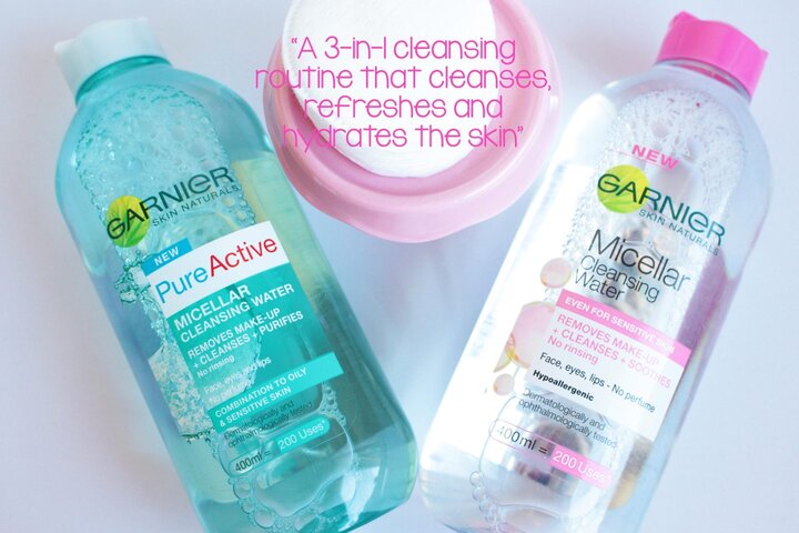 Review Garnier Micellar Water Pink VS Blue