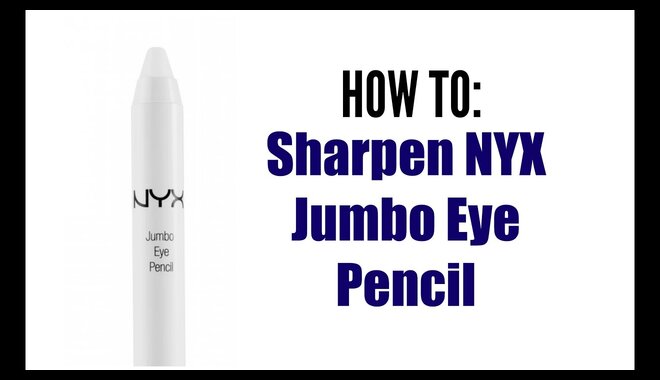 How to Sharpen NYX Jumbo Eye Pencil
